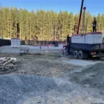 выгрузка материала на объекте