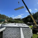 монтаж плит перекрытий