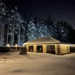 ландшафтная подсветка участка